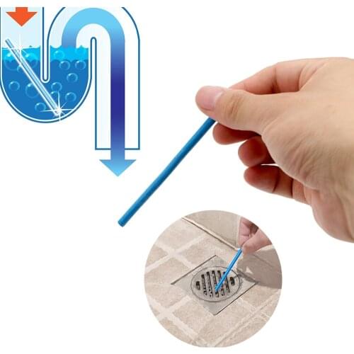 Air Cleaner Home Cleaning Drain Toilet Pipe Cleaner Sink Clogging Remover Tools Hair Clearing 12Pcs/set