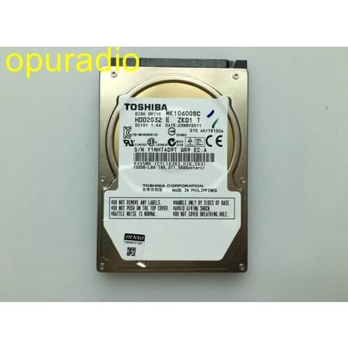 Origianl new Disk drive MK1060GSC HDD2G32 E ZK01 DC+5V 1.4A 100GB For Car HDD navigation systems made in Japan