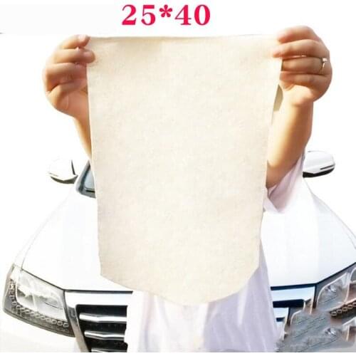 Natural Elastic Shammy Chamois Leather Car Cleaning Towels Drying Washing Care Polishing Cloth Sheepskin Car Towel Free Shape