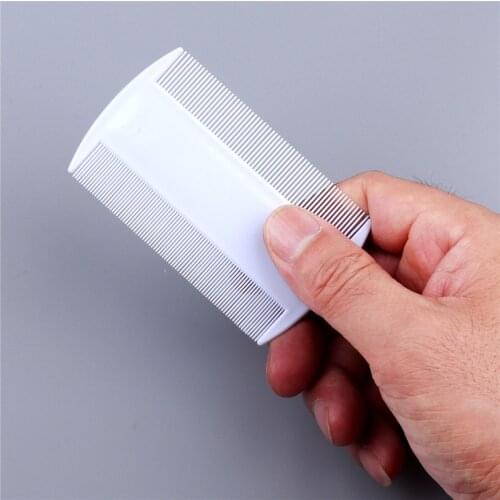 Double Sided Nit Fine Tooth Head Lice Hair Combs for Kids Pet Dog Cat Flea Plastic Hair Combs Brush Pet Hair Cleaning Supplies