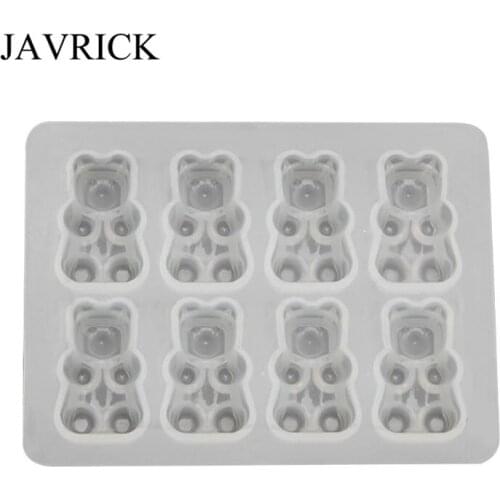 Cute Bear Sugar Silicone Mould Crystal Resin Epoxy Molds Jewelry Pendant Art DIY Craft Decorations Tools