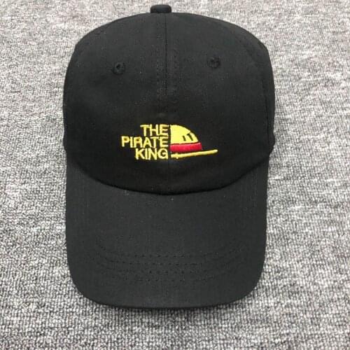 High Quality ONE PIECE The Pirate King Snapback Cap Cotton Baseball Cap For Men Women Hip Hop Dad Hat Bone Garros Dropshipping