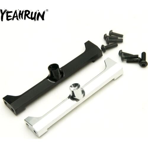 YEAHRUN Battery Rack Fixed Beam Bracket Holder Metal Alloy Front Bumper Mount for Axial SCX10 Remote Control Car Upgrade Parts