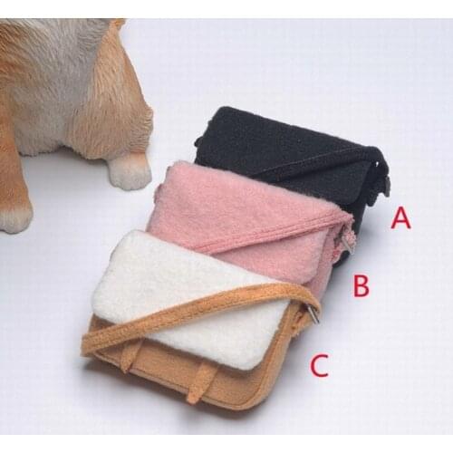 CCTOYS CC029 1/6 Female Velvet Messenger Bag Trendy Shoulder Bag Clothes Accessories Fit 12 inch Soldier Action Figure