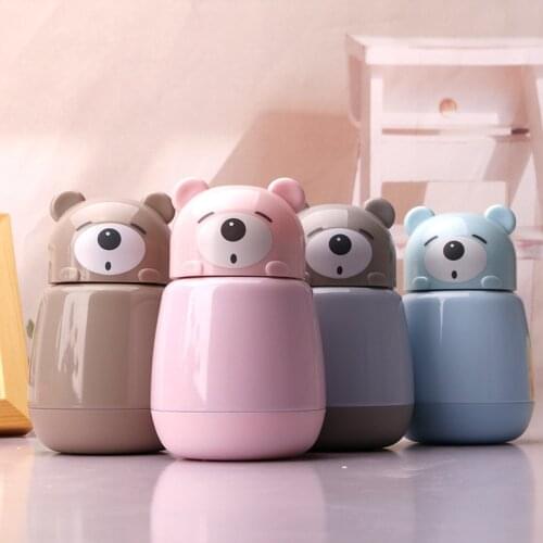 LDFCHENNEL Thermos New Creative Bear Cute Thermal Cup Insulation Cup Children Cartoon Vacuum Cup