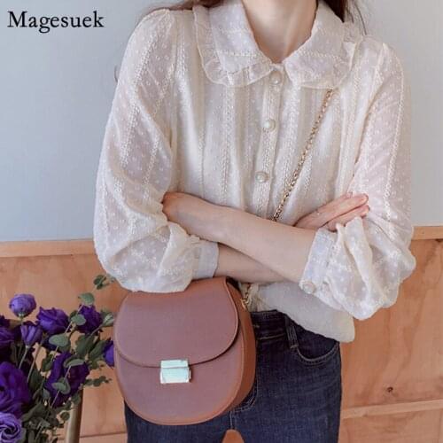 New Spring Long Sleeve Korean Blouse Women Button Women Shirts korean Style Loose Casual Solid Office Ladies Tops Blusas 10351