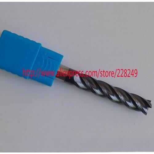 1pc D12*45*D12*150L HRC55 4 Flutes Flat Square Tungsten Solide Carbide End Mills For CNC Milling Tools
