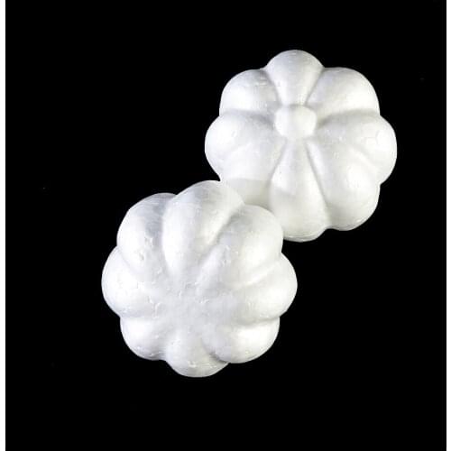 10 Pieces Pumpkin Polystyrene Styrofoam Foam Crafts DIY Halloween Decoration