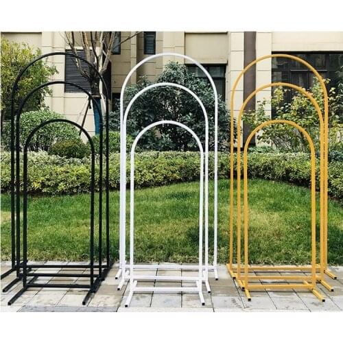3pcs Advertising stand Billboard Frame Wedding Backdrop Arch Stage Background Birthday Party Welcome Decor Iron Flower Shelf