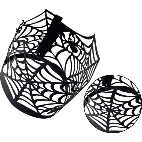 Halloween Spider Web hollow out Lampshade Cake Surrounding Edge Decorating Tools European Style Cup Cake Paper Mold