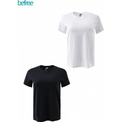 Женские хлопковые футболки Befree China At AliExpress