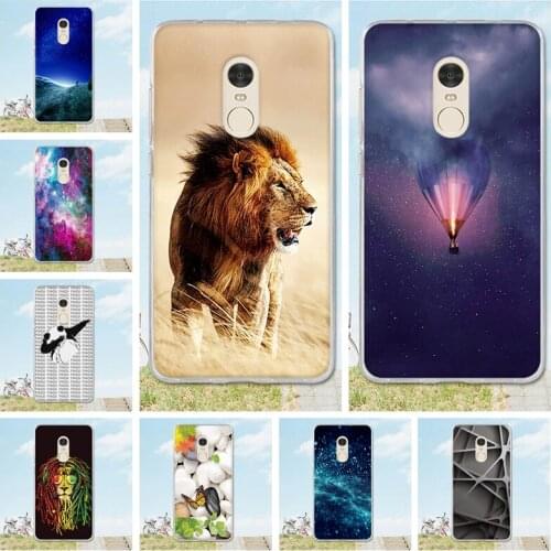 For Xiaomi Redmi note 4 Case Cover Cartoon Printed Silicon TPU funda redmi note 4 Hoesje Phone shell Mi note4 Cases Capinha 5.5"