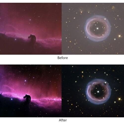 UHC Filter 1.25" Telescope Filter for Astronomy Telescope Monocular Eyepiece Improve Image Contrast Reduces Light Pollution