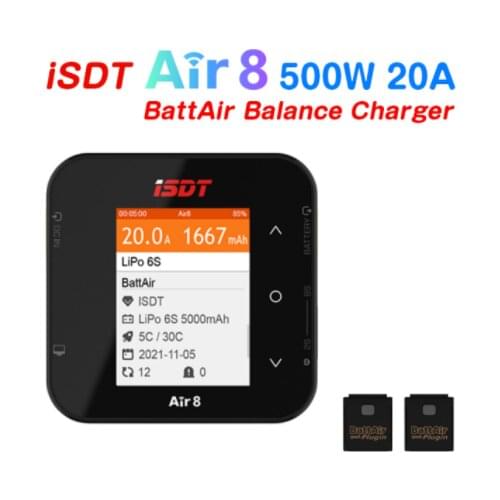 ISDT Q6 Nano Q8 Lite 500W For Pocket Battery Balance Charger For RC Parts English language version