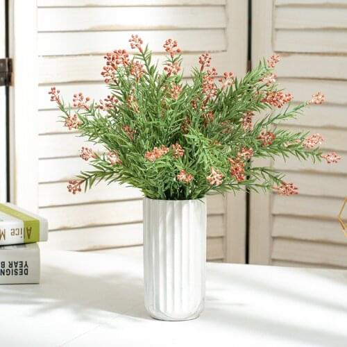 Gypsophila Artificial Plastic Flowers Autumn Christmas Wedding Home Decoration Outdoor Fake Plant High Quality Luxurious Bouquet