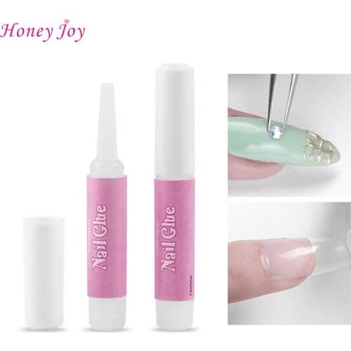 10x2g Nail Glue for Professional Fake Nail Art Adhesive Super Bond For Acrylic Nails Tips Adhesive Tool