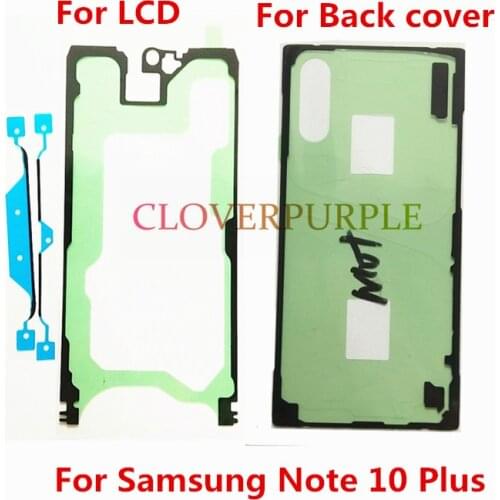 For Samsung Galaxy Note 10 / Plus Full Set Adhesive LCD Screen Tape Back Battery Cover Sticker