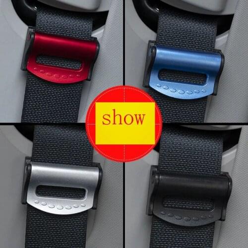 2 Pieces of Car Seat Belt clip Seat Belt Buckle Car Shape Safety Plug Belt Clip Adjusting Clip Tension Regulator Auto Parts