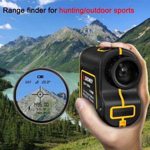 Sndway new launch Laser rangefinder 6x Telescope laser distance meter 1000m/1500m range finder for hunting/golf/sport/engineer