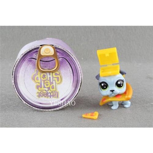 Hasbro LPS Littlest Pet Shop Mini Carton Pet Cat Fish Action Figure Toys with Accessories Anime Pet Shop Model Toys Ornament