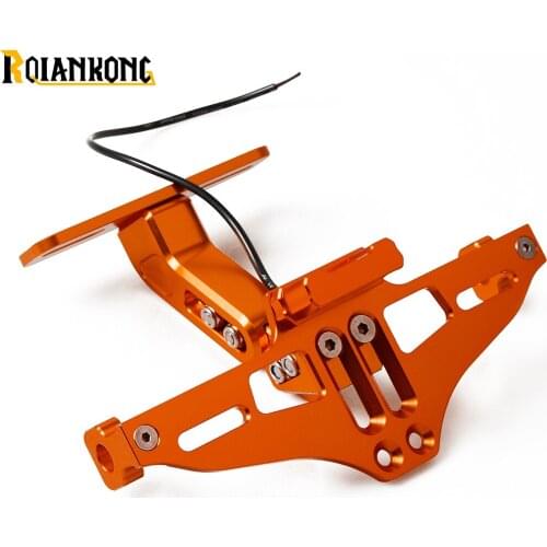 Motorcycle Adjustable Angle License Number Plate Frame Holder Bracket For Ducati 899 959 1098 1100 1198 1199 1299 R S panigale