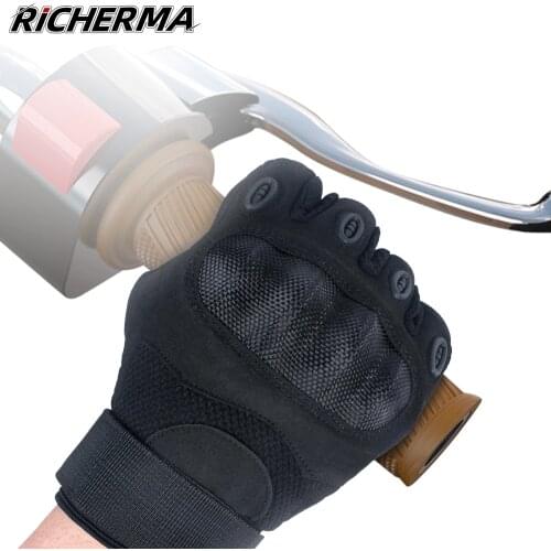 Richerma Motorcycle Gloves Touch Screen Hard Knuckles Protective Military Tactical Gloves Full Finger MTB Motocross Gloves