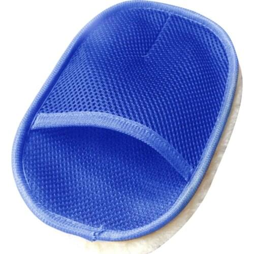 Soft Mitten Plush Water Absorption Car Vehicle Cleaning Washing Brush Glove