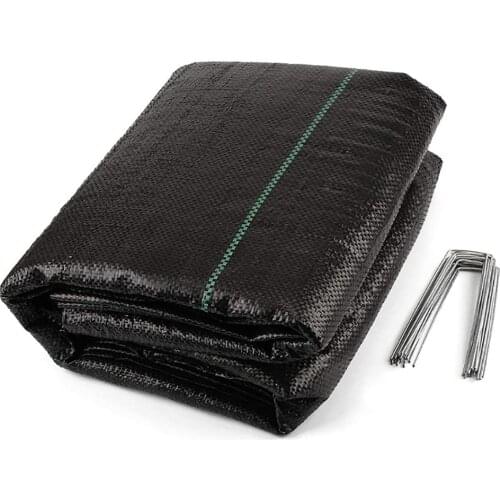 Ground Cover Weed Barrier Grass Cloth Eed Control Fabric Landscape Heavy Duty Block Gardening Supplies For Garden Black Sheet