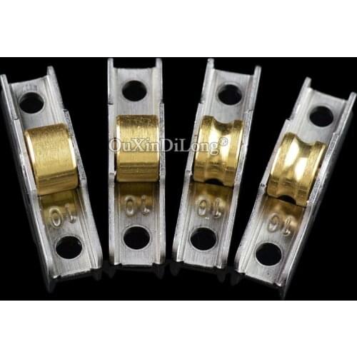 New 4PCS Sliding Screen Window Pulleys Aluminum Screen Door Rollers Plastic Steel Mosquito Screen Window Rollers Copper Wheels