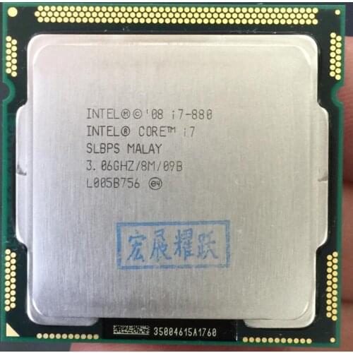 Intel Core i7-880 i7 880 Processor LGA1156 Desktop CPU 100% working properly Desktop Processor