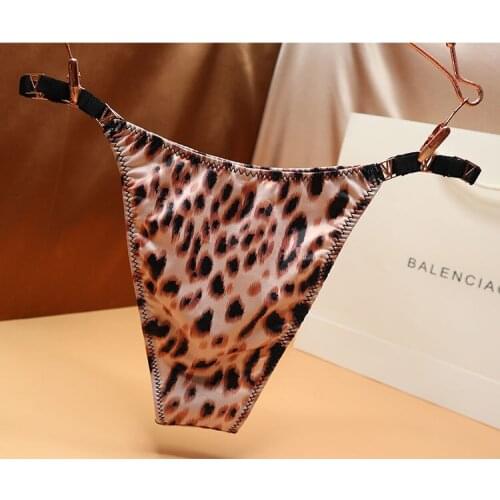 Sexy Women Panties Briefs Thong Underwear Exotic Metal Buckle G String Elastic T-back Girls Womens Underpants Low Waist Bikini