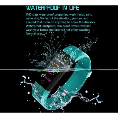 Smart Bracelet Color Screen Sports Intelligent Pedometer Blood Pressure Exercise Heart Rate Monitoring Equipment