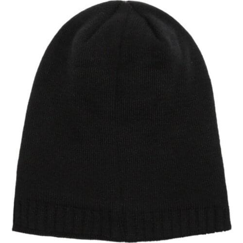 Unisex Beanie Winter Hats Popular Knitted Hat Caps Knitted Wool Cap Casual Plush Lining Hip-Hop Beanies Warm Hat