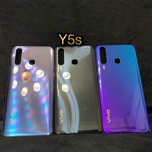 For VIVO Y5S Back Battery Cover Door Housing case Rear Glass Replace parts For VIVO Y 5S y5 s