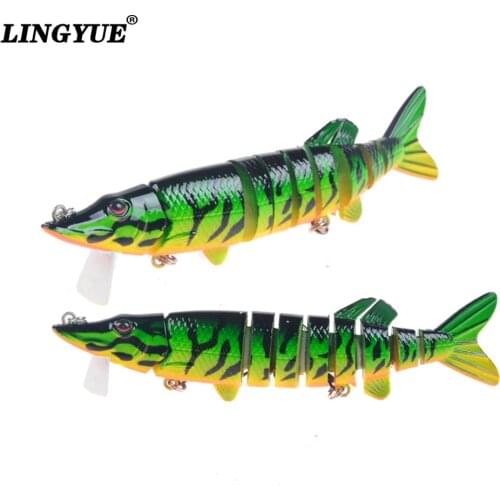 2018 New Arrival 10 Different Colors Pike Baits 12.5cm 20g Swimbaits Deep Diving Fishing Lures Hard Lure Wobblers