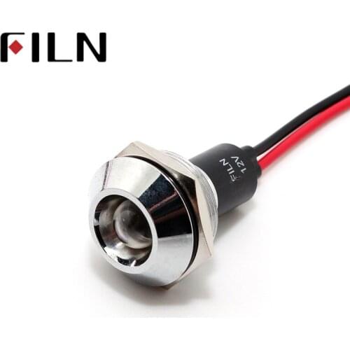 22mm LED Metal Indicator warning Light Signal Lamp 3V 5V 6V 9V 12V 24V 110V 220V Red Yellow Blue Green White Pilot