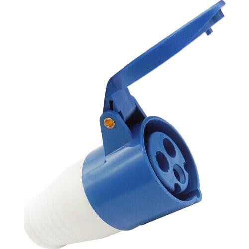 32A IP44 Waterproof Industrial Machine Room Power Plug Male Socket Female 2P+E Three-phase Five-wire Industrial Plug Socket