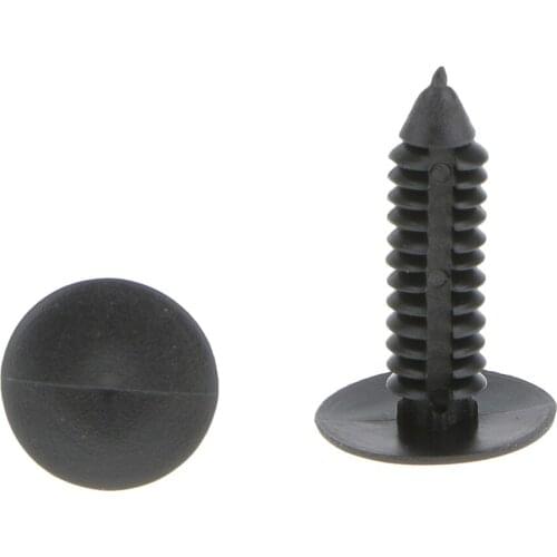 50 Pieces A12 ABS Plastic Rivets Fastener Push Pin Clips Fit For Car