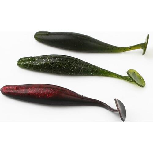 Ardea 3pcs 116mm/15.5g Bionic Lure Silicone Soft Bait Jig Wobblers Swimbait Artificial Leurre Souple Bass Fishing Tool