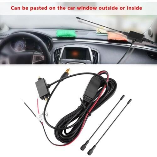 Car SMA Active Antenna with Built-in Amplifier for Digital TV Strong Receiving Signal Car Digital TV Antenna