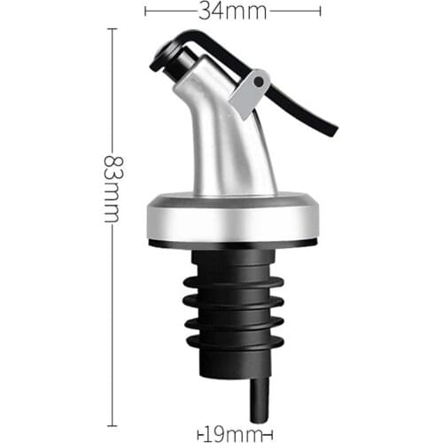 Liquor Dispenser Nozzle Lock-Plug Oil Wine Vinegar Bottle Can Stopper