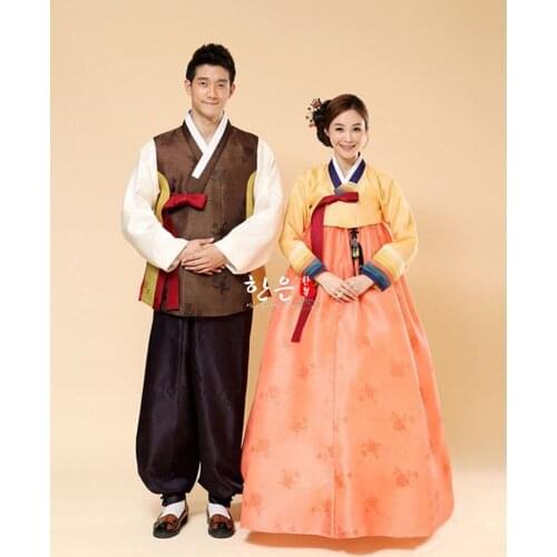Korean Imported Fabric / Bride Groom Wedding Hanbok / Couple Hanbok / Wedding Dress