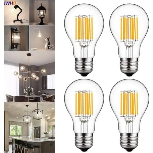 IWHD 10W A19 LED Edison Bulb Lamp E27 220V Industrial Decor Retro Vintage Lamp Retro Light Bulb Ampul Ampolletas Gloeilamp