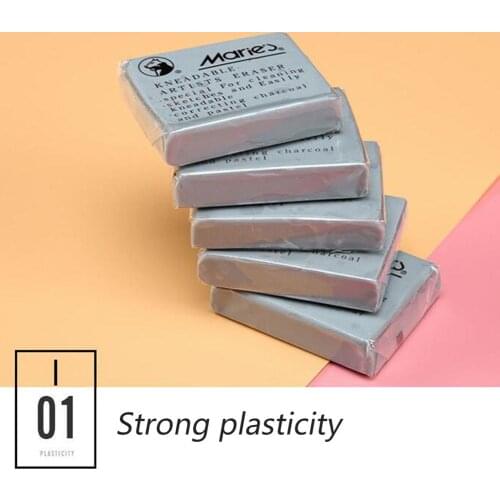 Eraser Kneaded Erasers 24-Pack For Charcoal Drawing Erasers No Smudge Rubber Erasers Art Sketch Supplies