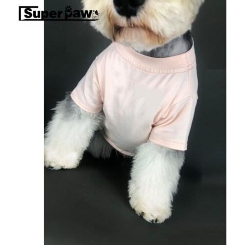 Pet Dog Summer T-shirt Cool Vest Clothes For Small Medium Dogs Corgi Schnauzer Pug French Bulldog Costume Dropshipping GKC35