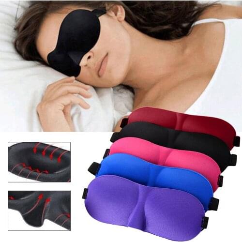Brand New 1Pcs 3D Sleep Mask Natural Sleeping Eye Mask Eyeshade Cover Shade Eye Patch Women Men Soft Portable Travel Eyepatch