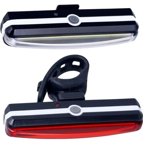 Rechargeable LED Rear Bike Light Taillight Tail Light Front Back Bike Helmet Light Helmet Light