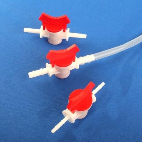 1~20pcs 4~32mm Equal Dia Plastic Drip Irrigation Switch Ball Valve Pipe Fitting For Aquarium Garden Water Hose Switch Connector