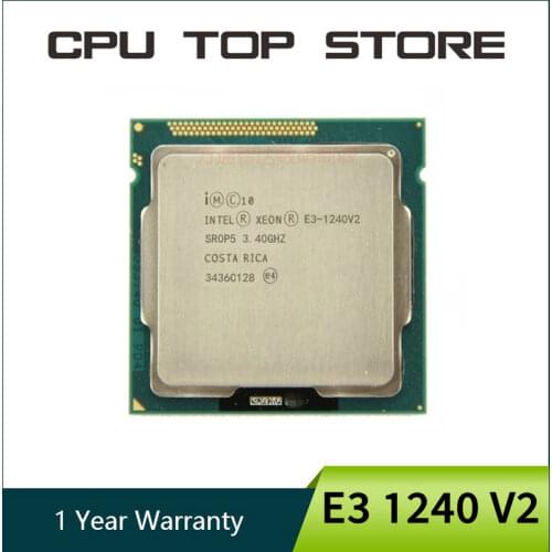 Intel Xeon E3-1240 v2 8M Cache 3.40 GHz SR0P5 LGA1155 E3 1240 v2 CPU Processor