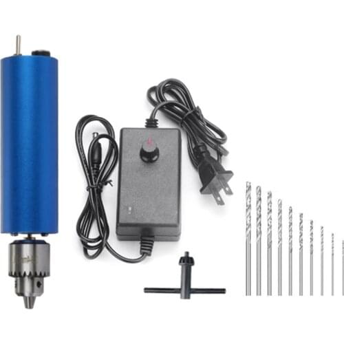 Handheld Multifunctional Electric Drill Mini Electric Grinder Woodworking Drill US Plug